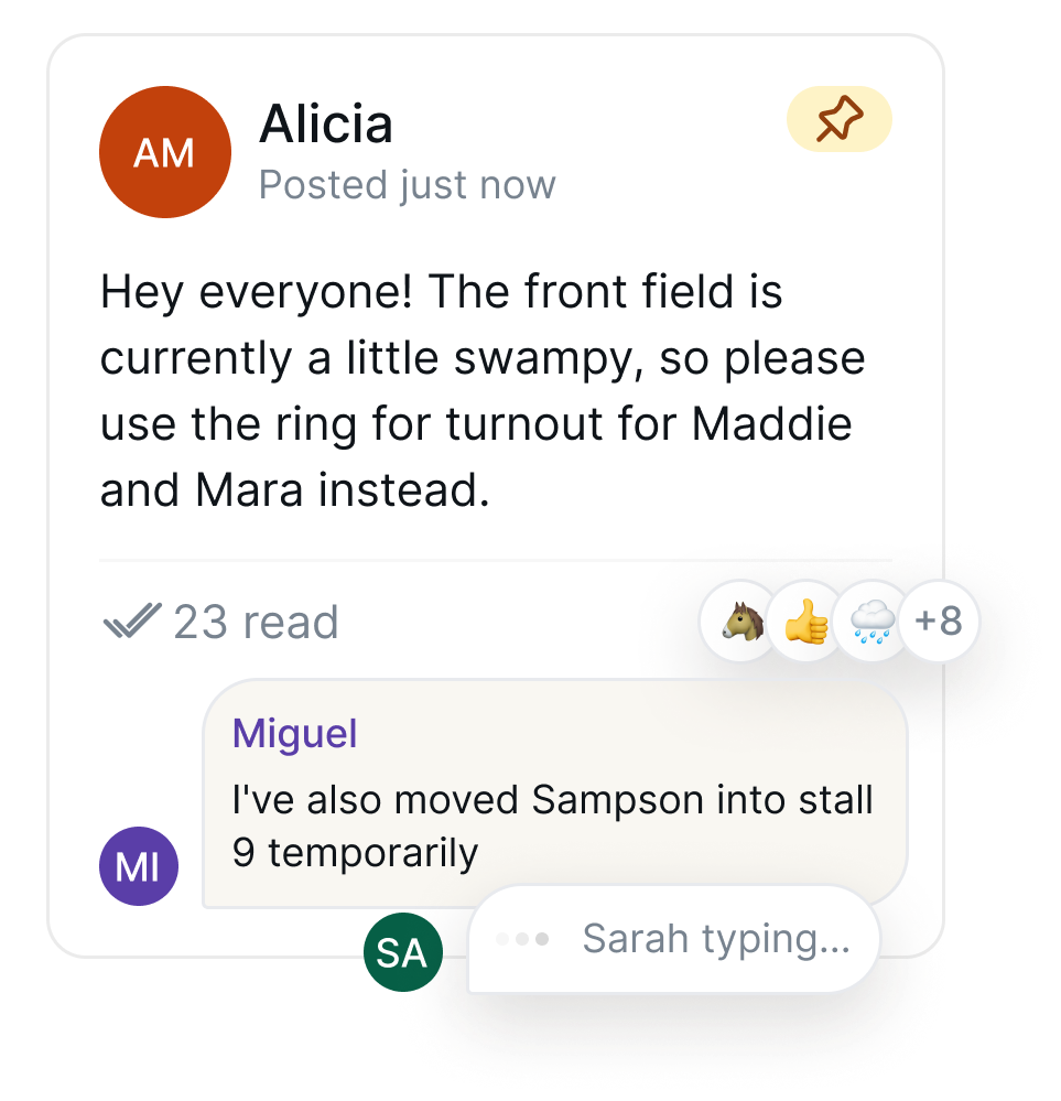 Communication feature