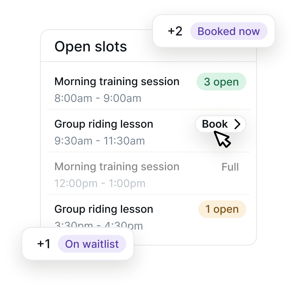Scheduling feature