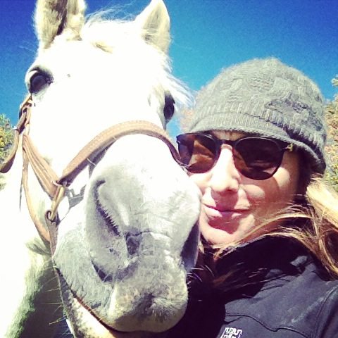 horse selfie