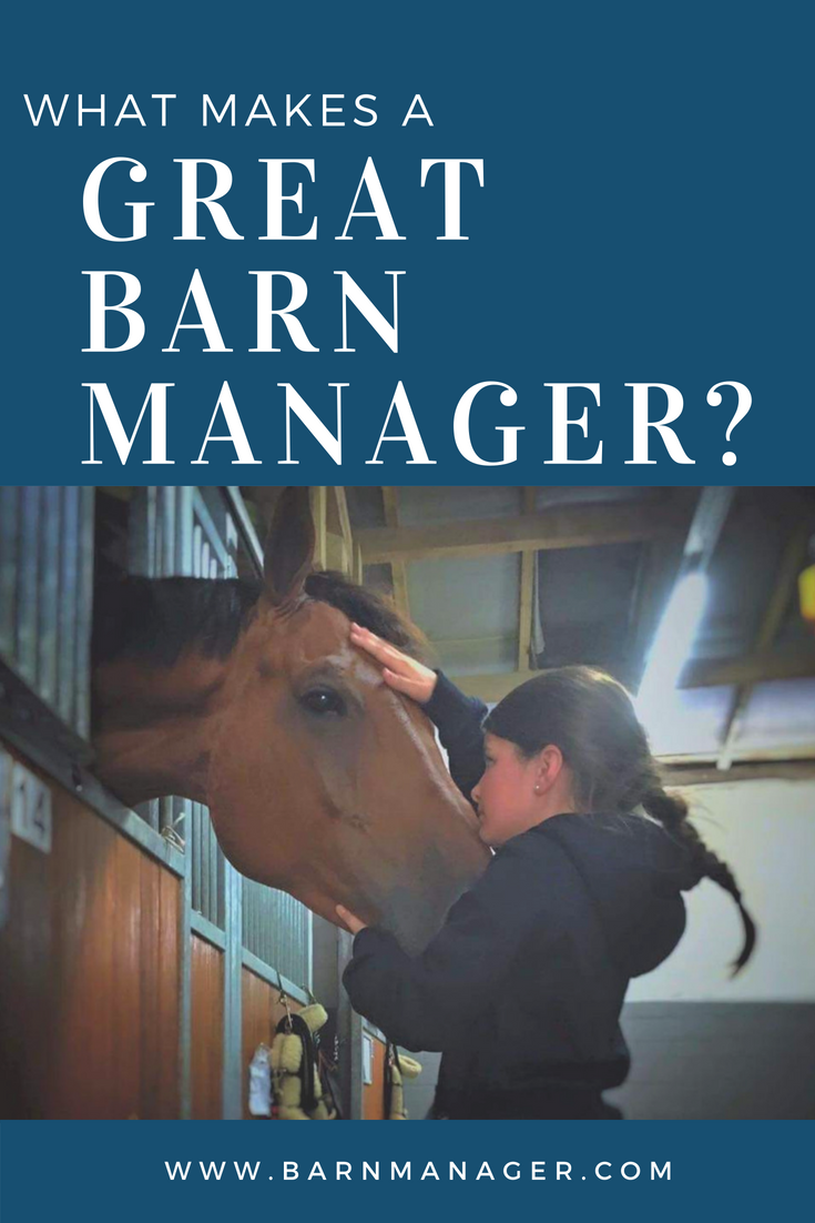 What Makes A Great Barn Manager Barnmanager