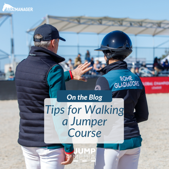 Tips for Walking a Jumper Course BarnManager